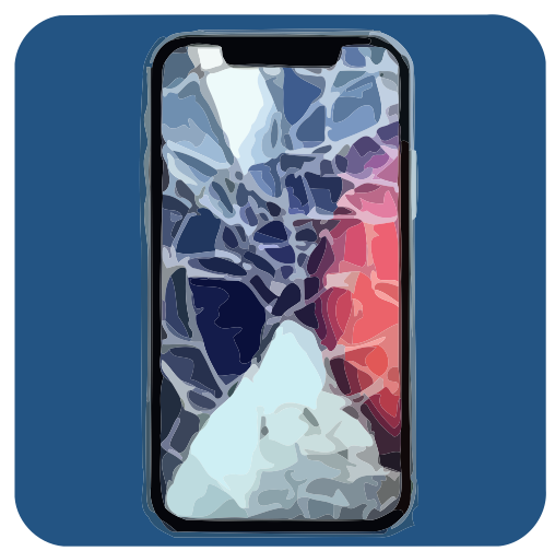 Écran iPhone 13 Pro Max fissuré avant réparation