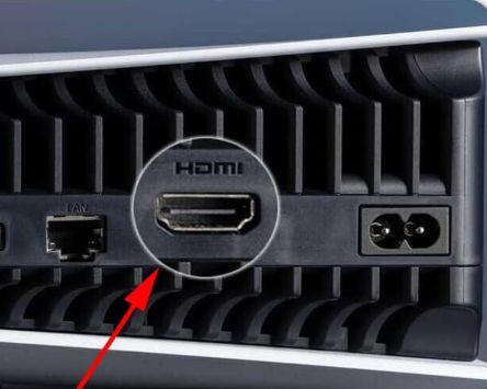 Port HDMI PS5 endommagé avec broches tordues